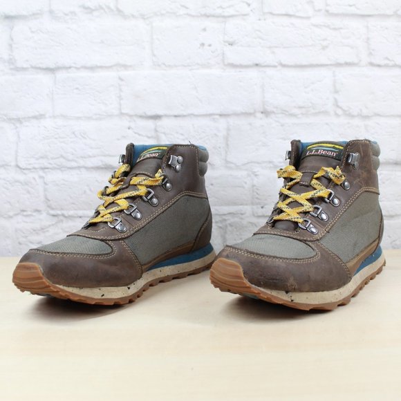 LL BEAN Tek 2.5 WP Katahdin Hiking Boots Ash Leather Mesh Size 9.5 M main image 9